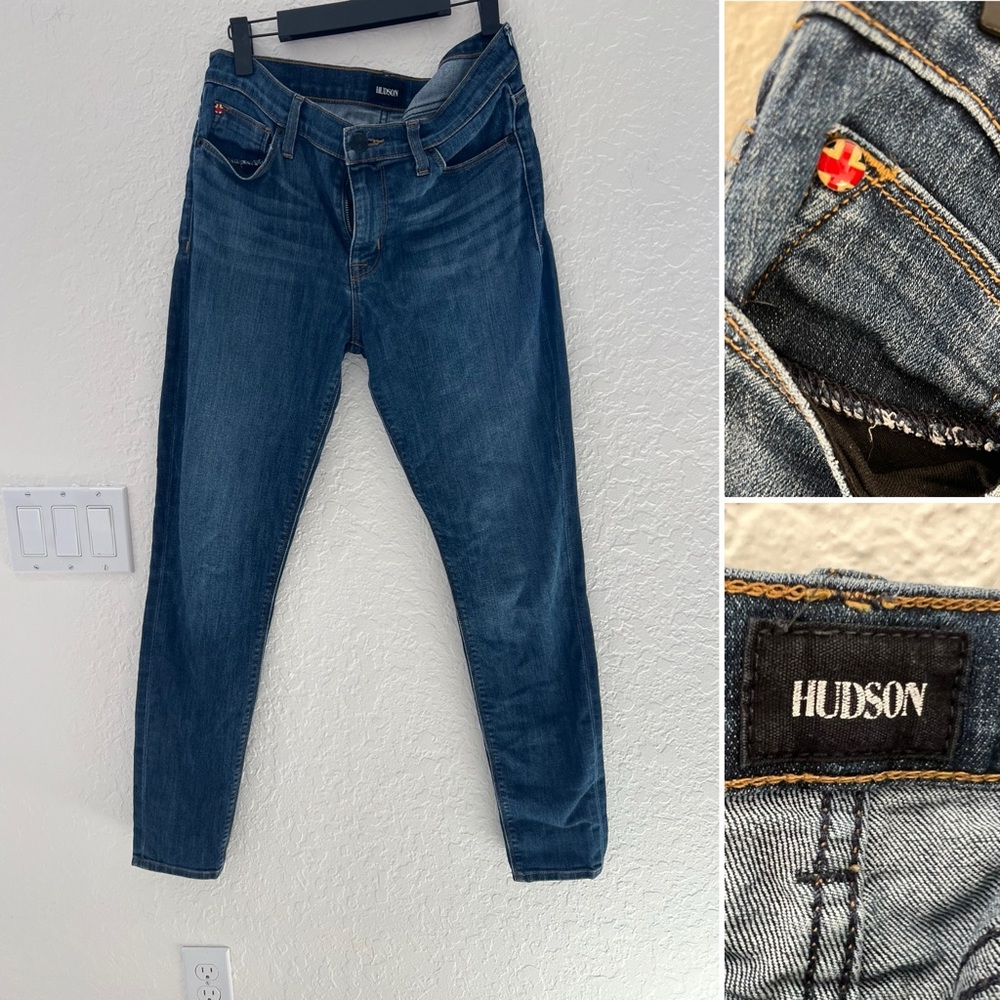 Hudson Dark Blue Denim Jeans